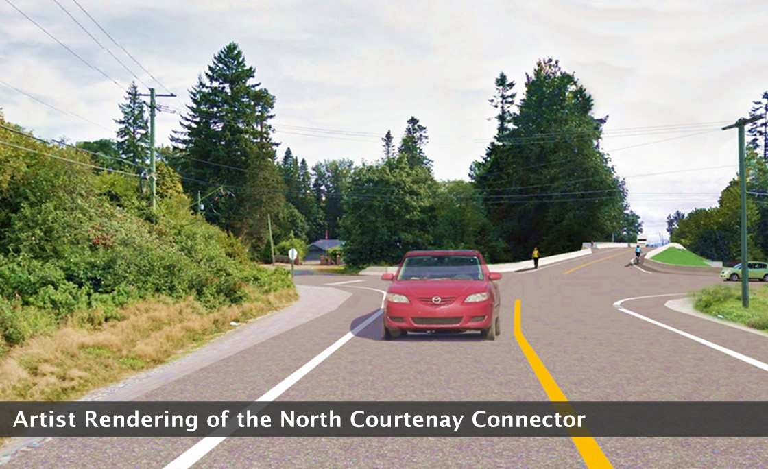 Editor’s Note June 8, 2016: Tender expected in September for North Courtenay Connector