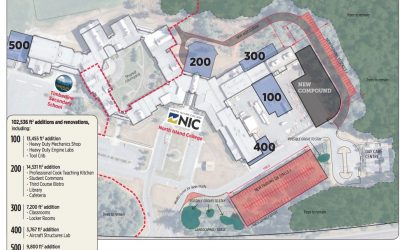 Editor’s Note: November 8, 2017: Construction continues on the $13.5 million Campbell River Trades Facility Replacement and Campus Consolidation Project
