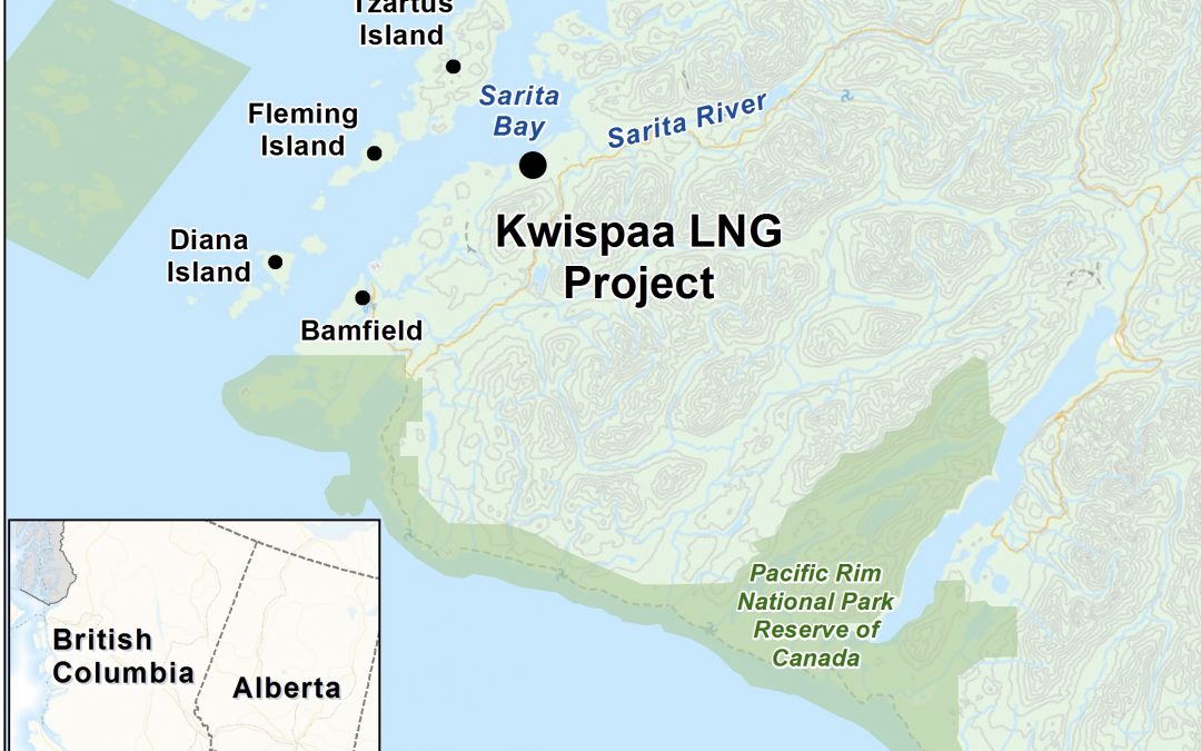 Around Town Kwispaa LNG project on hold