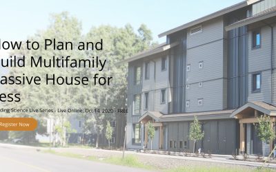 Free RDH Seminar Multifamily Passive Housing in Around Town