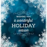 Wishing you a Happy and Safe Holiday Season