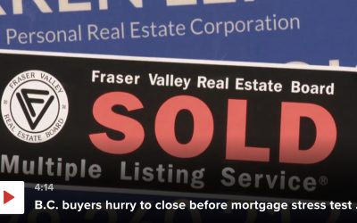 New mortgage stress test in Around Town