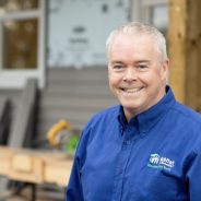 Pat McKenna leaving Habitat Vancouver Island North in Around Town