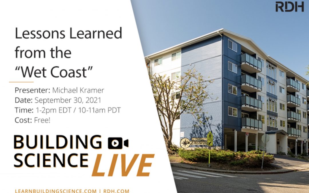 Free RDH Seminar: Lessons Learned from the “Wet Coast” in Around Town
