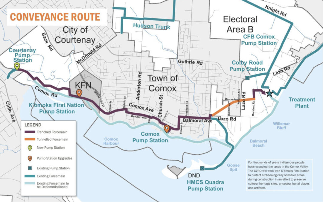 Open Houses for the Comox Valley Sewer Conveyance Project in Around Town