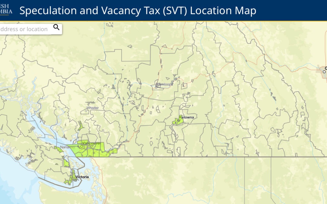 Speculation and Vacancy Tax In Around Town