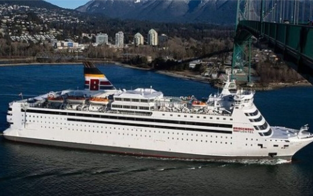 WoodFibre LNG Hotel Ship and Hiring in Around Town